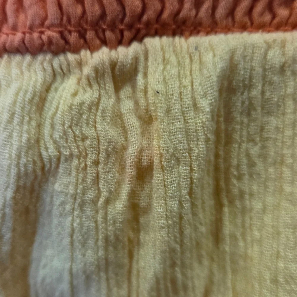 Double D Ranch Coral and Orange Textured Top